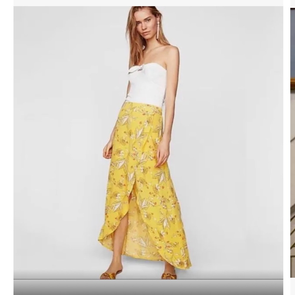 Express Boho wrap skirt